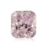 Diamante a cuscino rosa violaceo fantasia da 0,55 carati SI1 GIA