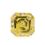 Diamante Asscher Fancy Intense Yellow da 0,51 carati (VS)