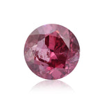 0.90 Carat Fancy Purplish Red Round Brilliant Diamond I3 GIA