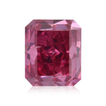 0,47 Karat Fancy Purplish Red Radiant Argyle Diamant I1 GIA