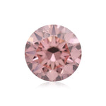 Diamante Argyle rotondo a brillante rosa-arancio intenso elegante da 0,40 carati, purezza VS1