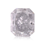 0,89 Karat Fancy Gray Blue Radiant Diamant I1 GIA