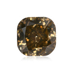 Diamante a cuscino Fancy Dark Yellowish Brown, 2,53 carati, SI2, GIA