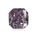 0,52 Karat Fancy Intense Pink Purple Radiant Diamant SI2 GIA