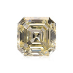 0.34 Carat Fancy Light Yellow Asscher Diamond (VS1)