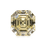 0,40 Karat ausgefallener hellgelber Asscher-Diamant (SI2)