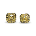 0,52 Karat Fancy Yellow Asscher Diamanten (VS2)