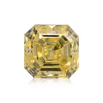Diamante Fancy Yellow taglio Asscher da 0,30 carati (VS1)