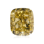 1,52 Karat Fancy Brownish Greenish Yellow Cushion Diamant SI1 GIA