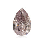 Diamante a Pera Rosa Brunastro Fantasia da 1,01 Carati VS1 GIA