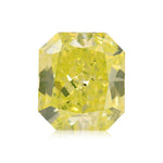 1,06 Karat Fancy Intense Green Yellow Radiant Diamant (I1) GIA