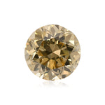 0.60 Carat Fancy Brown Greenish Yellow Round Brilliant Diamond (SI1)