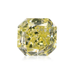 Diamante Radiante Fancy Light Greenish Yellow da 1,31 carati (I1) GIA