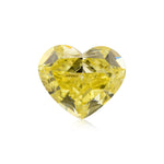 ألماسة HEART بوزن 1.00 قيراط، Fancy Intense Yellow، SI2، GIA