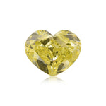 ألماسة قلبية الشكل Fancy Yellow بوزن 1.35 قيراط VVS1 GIA