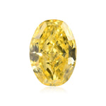 Diamante Ovale Giallo Fancy Vivid da 1.20 Carati SI2 GIA