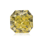 0.73 Carat Fancy Yellow Radiant Diamond SI1 GIA