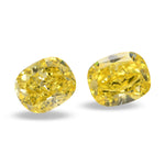 1,26 Karat Fancy Vivid Yellow Kissenschliff-Diamanten VS2