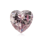 Diamante a CUORE Fancy Purplish Pink da 0,20 carati SI1 GIA