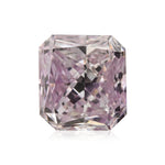 0.39 Carat Fancy Purplish Pink Radiant Diamond SI2 GIA