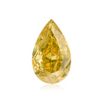 0.57 Karat Fancy Deep Yellow Birnendiamant SI1 GIA