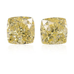 0,64 Karat Fancy Yellow Cushion Diamanten SI1