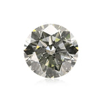 Diamante rotondo taglio brillante da 0,42 carati, verde-giallo molto chiaro (SI1) GIA