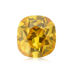 0.30 Karat Fancy Vivid Orange Yellow Kissen Diamant SI1 GIA