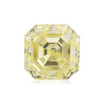 0.96 Carat Fancy Yellow Asscher Diamond (VS1)