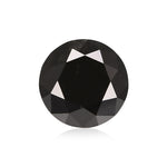 Diamante rotondo taglio brillante fantasia nero da 3,43 carati GIA