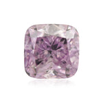 0.25 Carat Fancy Intense Pink Purple Cushion Diamond SI2 GIA