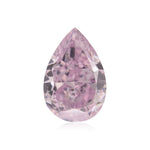 0.86 Carat Fancy Purple Pink Pear Diamond SI2 GIA