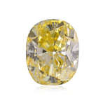 1.10 Carat Fancy Intense Yellow Cushion Diamond SI2 GIA