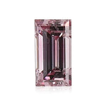 0.11 Carat Fancy Intense Purplish Pink Baguette Diamond (SI2) GIA