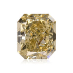 Diamante Radiant GIA VS2 Giallo Verdastro Brunastro Fantasia da 0,73 carati