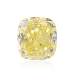 5.01 Carat Fancy Intense Yellow Cushion Diamond VS1 GIA