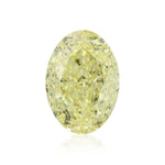 Diamante ovale Fancy Yellow da 5,02 carati VS1 GIA