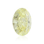 5.02 Carat Fancy Yellow Oval Diamond VS1 GIA