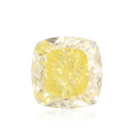 5.74 Carat Fancy Intense Yellow Cushion Diamond VS1 GIA