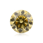 Diamante rotondo taglio brillante 0,96 carati Fancy Brownish Greenish Yellow SI2 GIA