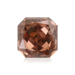 0.38 Carat Fancy Deep Orangy Pink Radiant Diamond (VS2) GIA