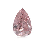 0.13 Carat Fancy Intense Pink Pear Diamond (SI1) GIA