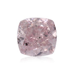 Diamante rosa chiaro fantasia taglio a cuscino da 0,21 carati, SI1 GIA