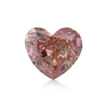 0.37 carati diamante a cuore Fancy Brown Pink VS2 GIA
