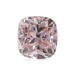 0.25 Carat Fancy Orangy Pink Cushion Diamond VS2 GIA