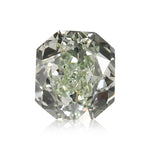 0.14 Carat Fancy Green Radiant Diamond (VS1) GIA