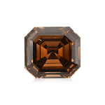 3,04 Karat Fancy Dark Orange Brown Smaragdschliff Diamant SI1 GIA