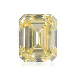 0.68 Carat Fancy Light Yellow Emerald Diamond SI1 GIA