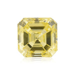 0,43 Karat Fancy Intense Yellow Asscher Diamant SI1 GIA