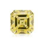 Diamante Asscher GIA SI2 giallo intenso fantasia da 0,61 carati